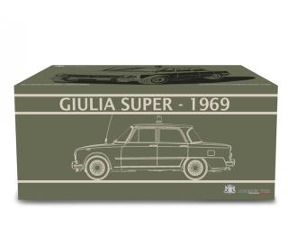Alfa Romeo Giulia Super 1969 Carabinieri BLU OLANDESE Laudoracing 1:18 Resinemodell (Türen, Motorhaube... nicht zu öffnen!)